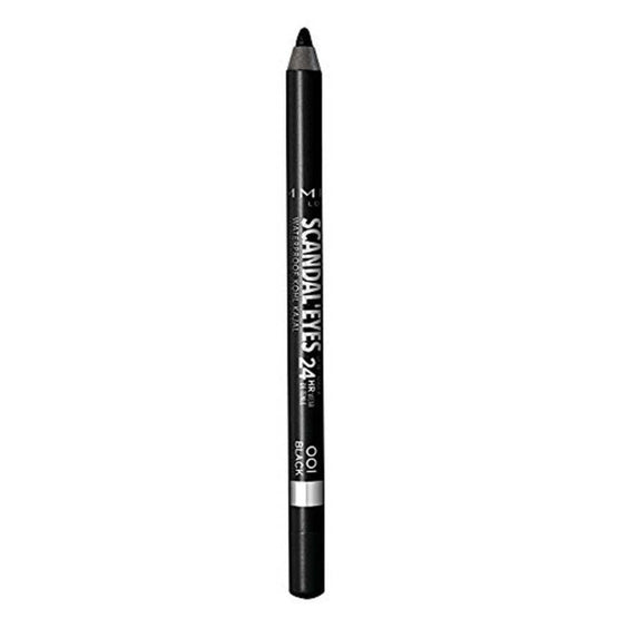 Rimmel London Scandaleyes Waterproof Kohl Kajal Pencil Eyeliner Black