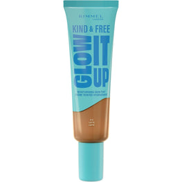 Rimmel London Kind And Free Glow It Up  Moisturising Skin Tint 410 Latte