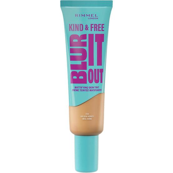 Rimmel London Kind And Free Blur It Out Mattifying Skin Tint 303 Golden Honey