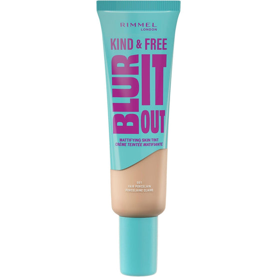 Rimmel London Kind And Free Blur It Out Mattifying Skin Tint01 Fair Porcelain