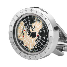 Montblanc 1858 Geosphere Cufflinks Black